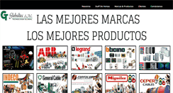 Desktop Screenshot of globaltec.com.pe