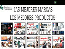 Tablet Screenshot of globaltec.com.pe